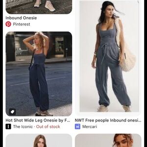 FP Movement by Free People Charcoal Jumpsuit